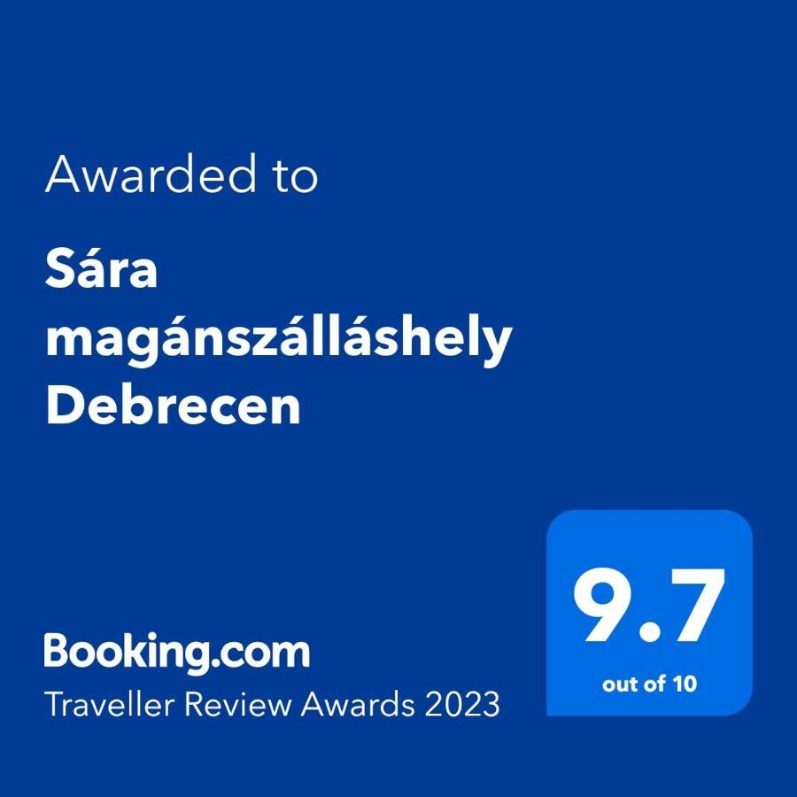 Sára magánszálláshely Debrecen Esterno foto